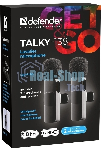 Петличный микрофон Defender Talky-138 wrls