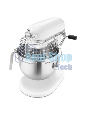 Миксер с подъемной чашей KitchenAid 5KSM7990XEWH Professional 6.9л белый