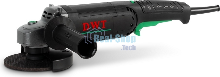Угловая шлифовальная машина DWT WSP12-125 TVQ /1200 Вт/до 11 000 об.в мин/125 мм/морозостойкий кабель/черный (WSP12-125 TVQ)