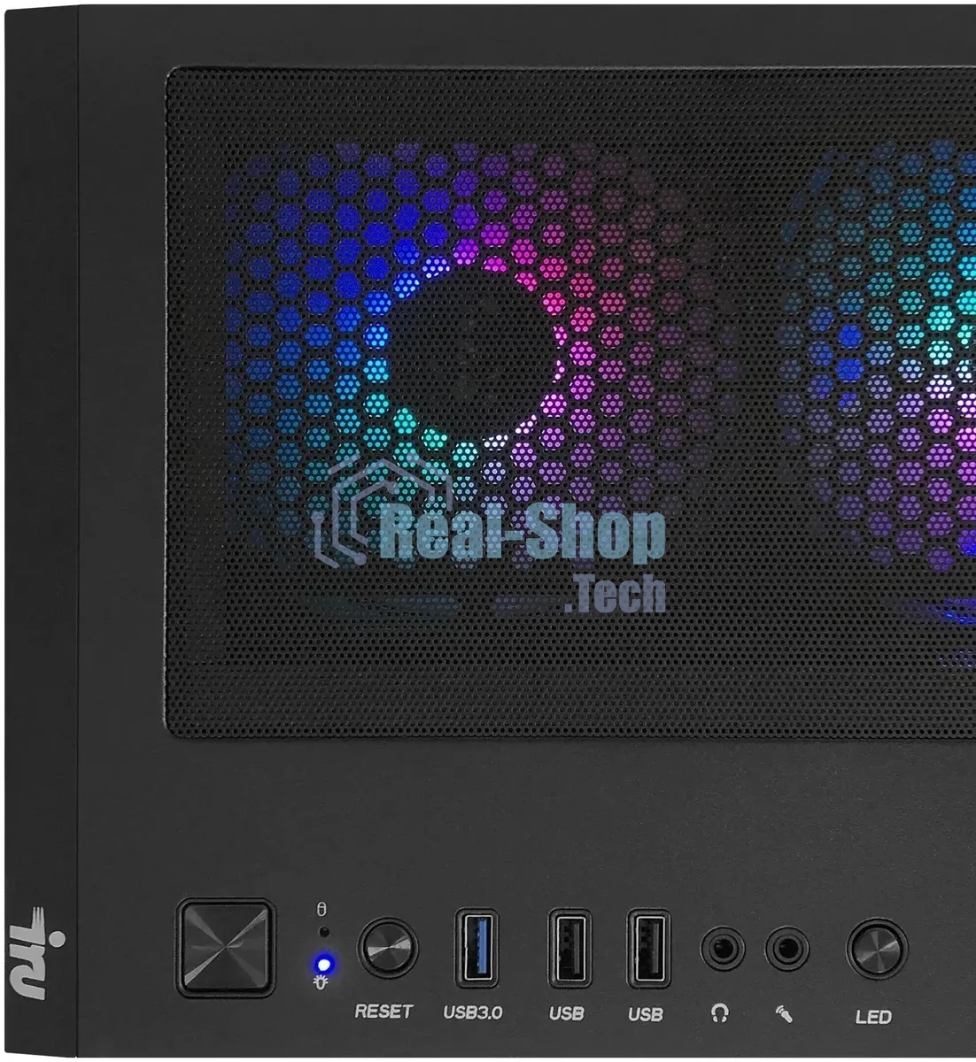 Компьютер IRU Tactio 510B7GP TWR i5 14400F (2.5) 32Gb SSD1Tb RTX5060TI 8Gb FreeDOS GbitEth 650W черный (RUS) (2146237)