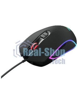Мышь проводная GMNG 730GM черный, 12000 dpi, USB, кнопки - 7