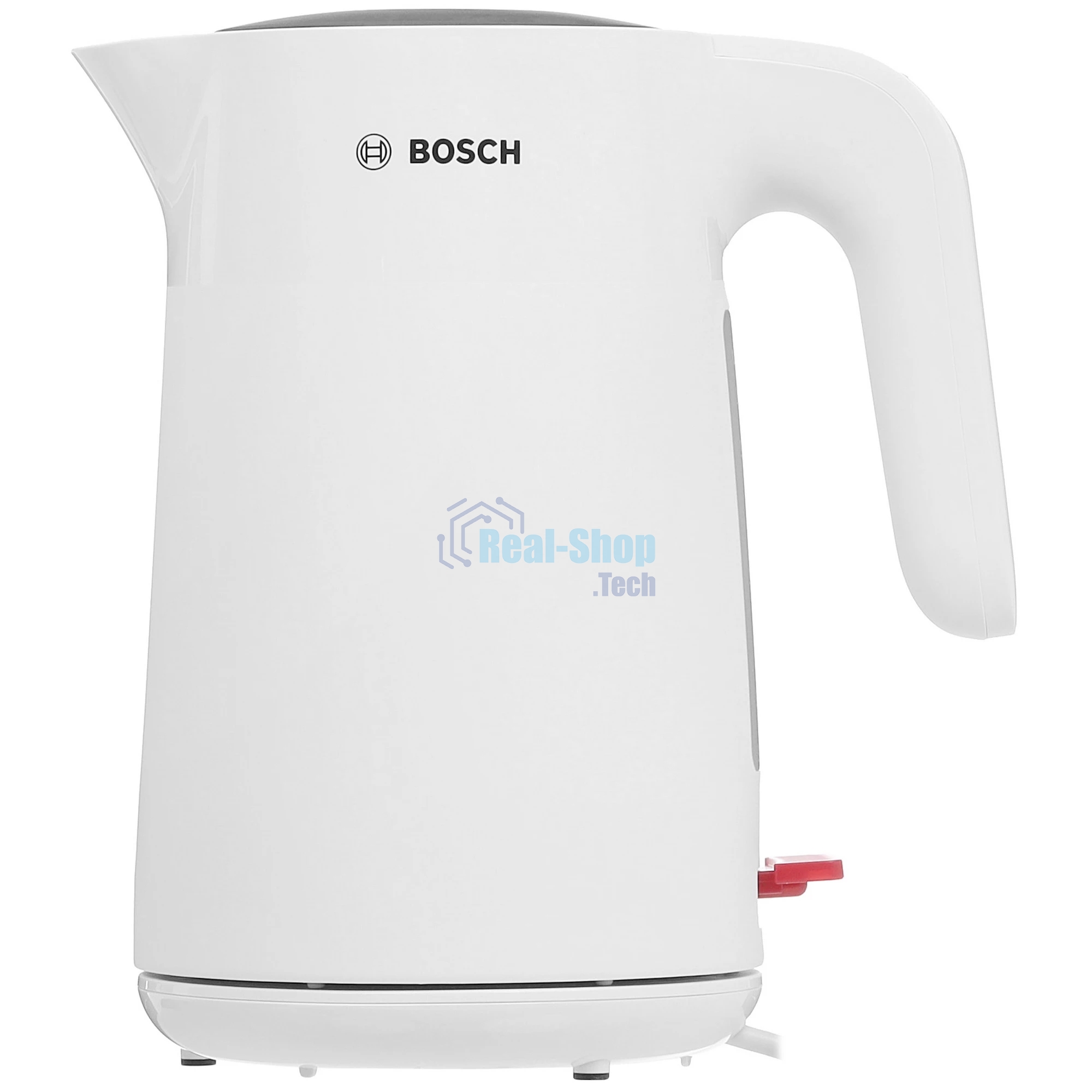 Электрочайник Bosch TWK2M161 белый, 1.7 л, 2400 Вт, скрытый нагревательный элемент