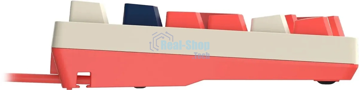 Клавиатура проводная A4Tech Bloody AT98 Proxy Boom USB бежевый/красный