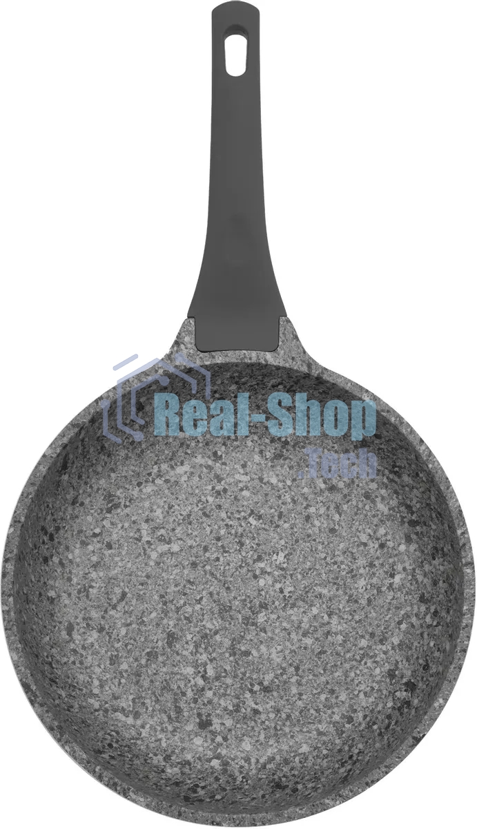 Сковорода Rondell Granit Carrara RDA-1846, 28см, без крышки, серый