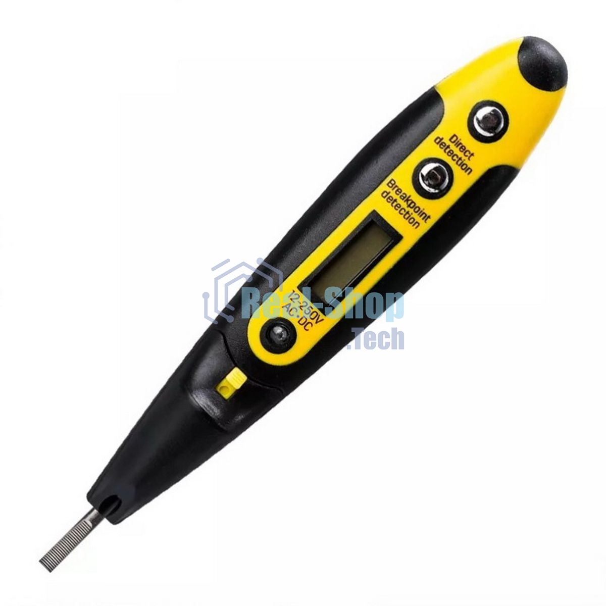 Индикаторная отвертка-тестер напряжения цифровая Deli DL8005 (12-250 В)