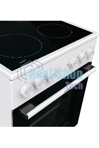 Плита электрическая Gorenje GEC5A41WG белый, конфорок 4 электрических, духовка 62 л, 50 см x 85 см x 59.4 см