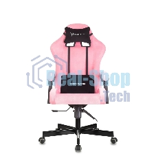 Кресло игровое Knight Terminator розовый Velvet 36, крестов. металл