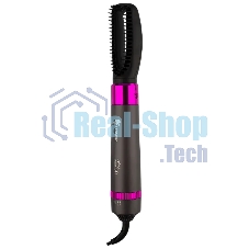 Фен-щётка LEONORD LE-1211 черный/розовый, 1200 Вт, ионизация