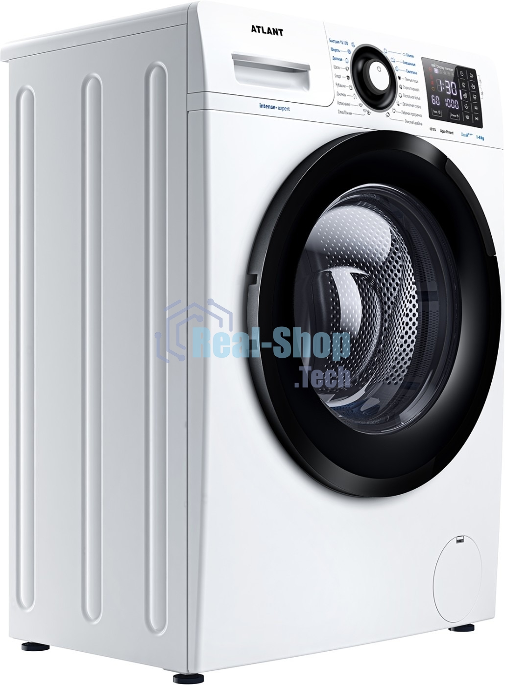 Стиральная машина Атлант СМА 60У1014-02 белая, загрузка фронтальная 6кг, 1000 об/мин., класс: A