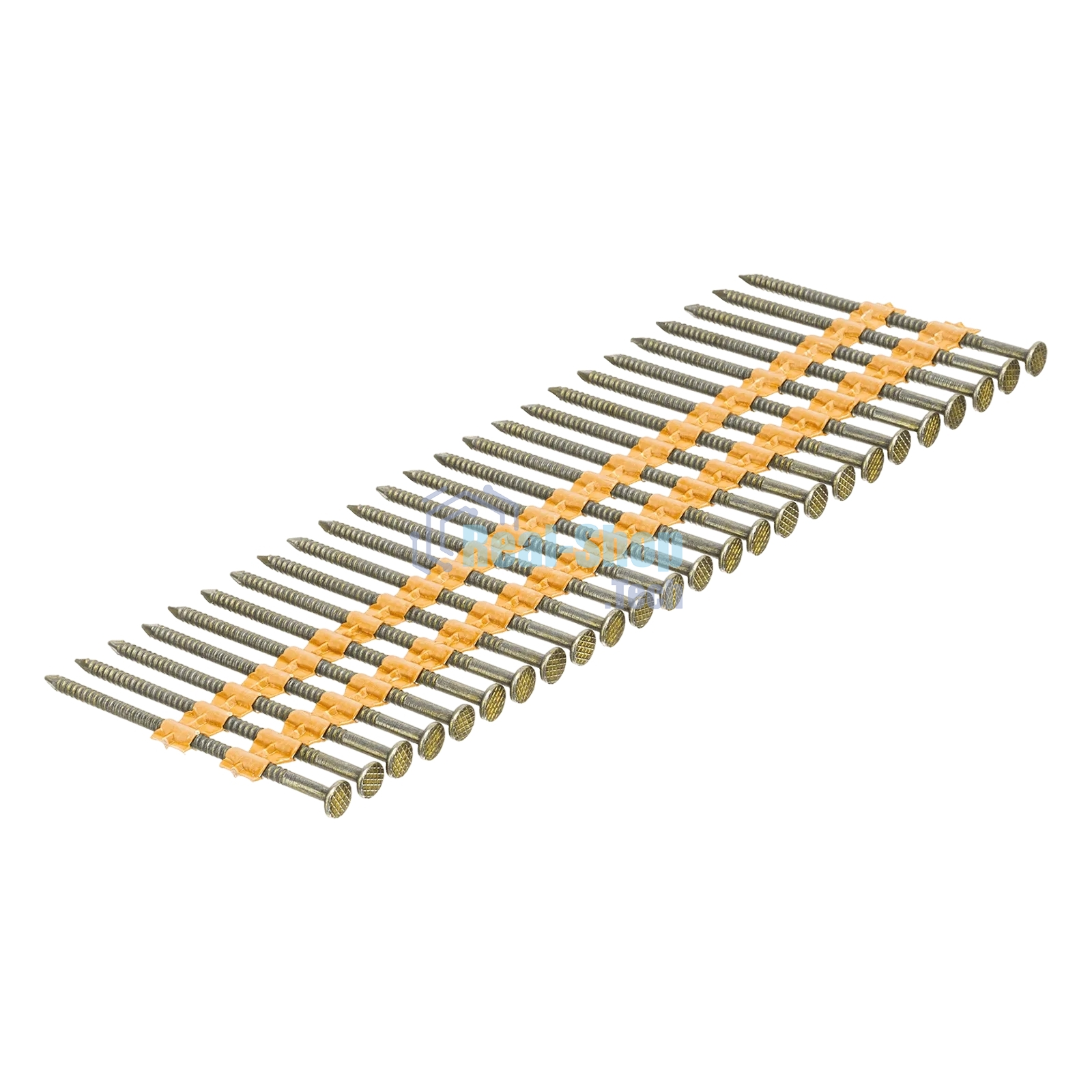 Гвозди Denzel для пнев. нейлера (крашен.), длина - 65 мм, диам. - 2,9 мм, 2000 шт.