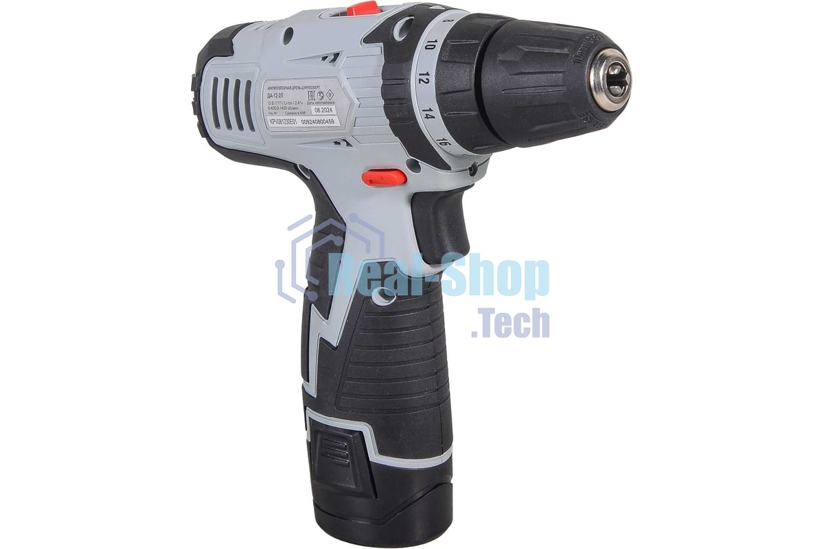 Дрель-шуруповерт аккумуляторная Ресанта ДА-12-2Л 75/14/1, Аккумуляторная, 12В