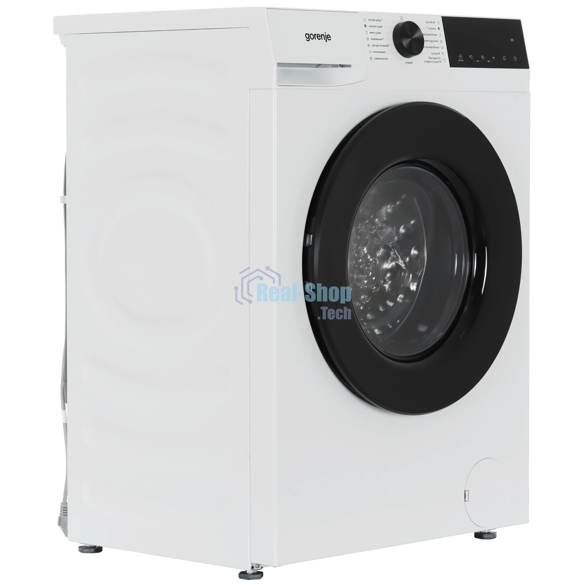 Стиральная машина Gorenje WD2G2P854A3C2/C белый, загрузка фронтальная 8 кг, 1400 об/мин, класс A