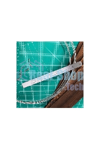 Линейка стальная Deli DL8030Y 300мм нержавеющая сталь