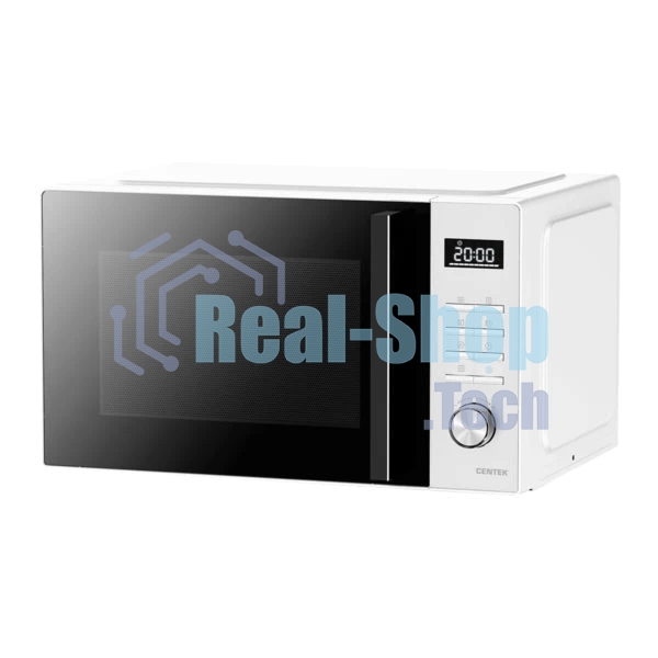 Микроволновая печь Centek CT-1563 белый, 23 л, 800 Вт, кнопки/поворотный механизм