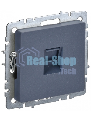 Розетка компьютерная IEK BRITE РК10-БрМ RJ45 кат.5E маренго