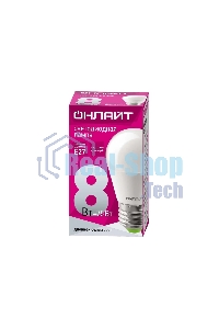 Лампа светодиодная ОНЛАЙТ 61137 OLL-G45-8-230-6.5K-E27