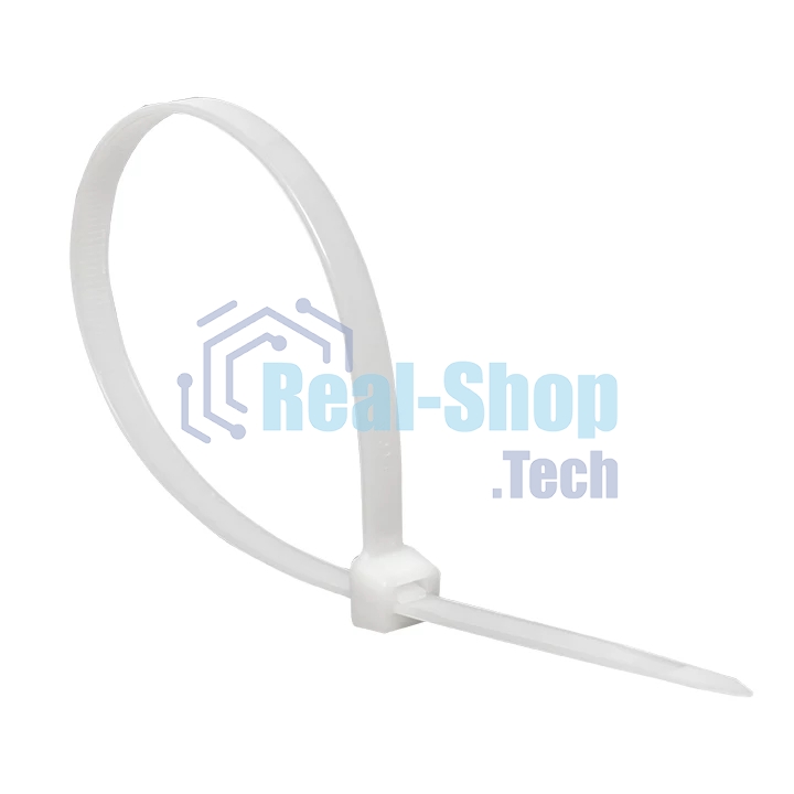 Хомут кабельный 4.8х350 нейл. бел. (уп. 100 шт) EKF plc-c-4.8x350