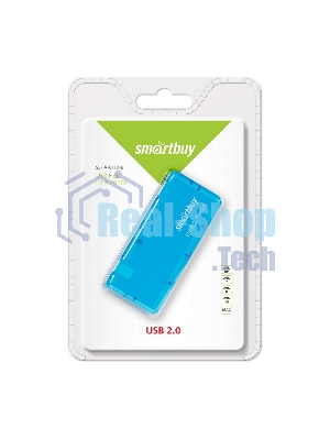 USB-концентратор Smartbuy SBHA-6110-B, USB 2.0, USB 4 порта, USB