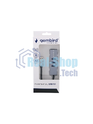 USB-концентратор Gembird UHB-C454, USB, USB 4 порта, USB