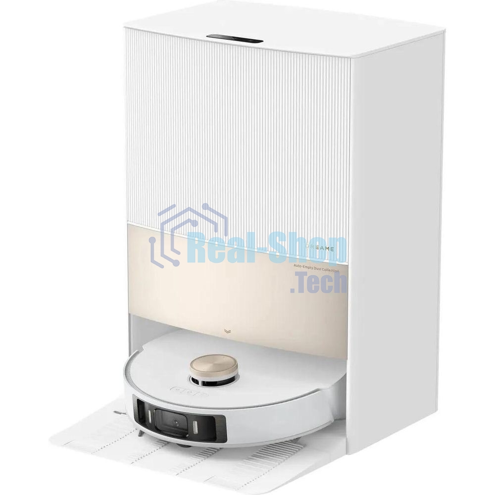 Робот-пылесос DreameBot RLX41CE L20 Ultra Complete белый, 75 Вт, 6400 мА·ч Li-Ion, уборка сухая/влажная, пылесборник контейнер 0.35 л