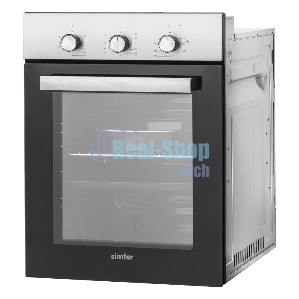 Электрический духовой шкаф Simfer B4EM16016, встраиваемый, нержавеющая сталь