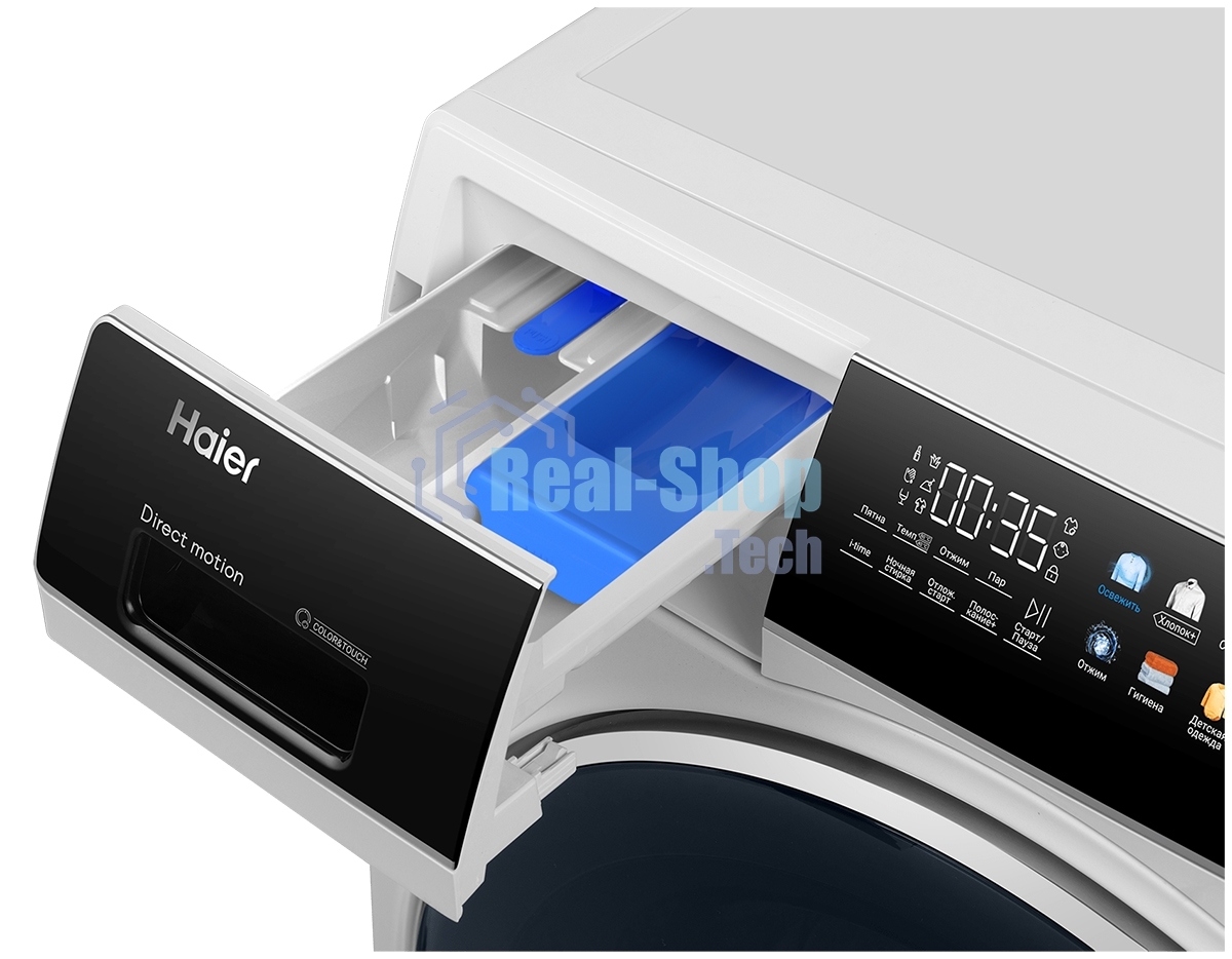 Стиральная машина Haier HW80-B14279 белая, загрузка фронтальная 8кг, 1400 об/мин., класс: A+++
