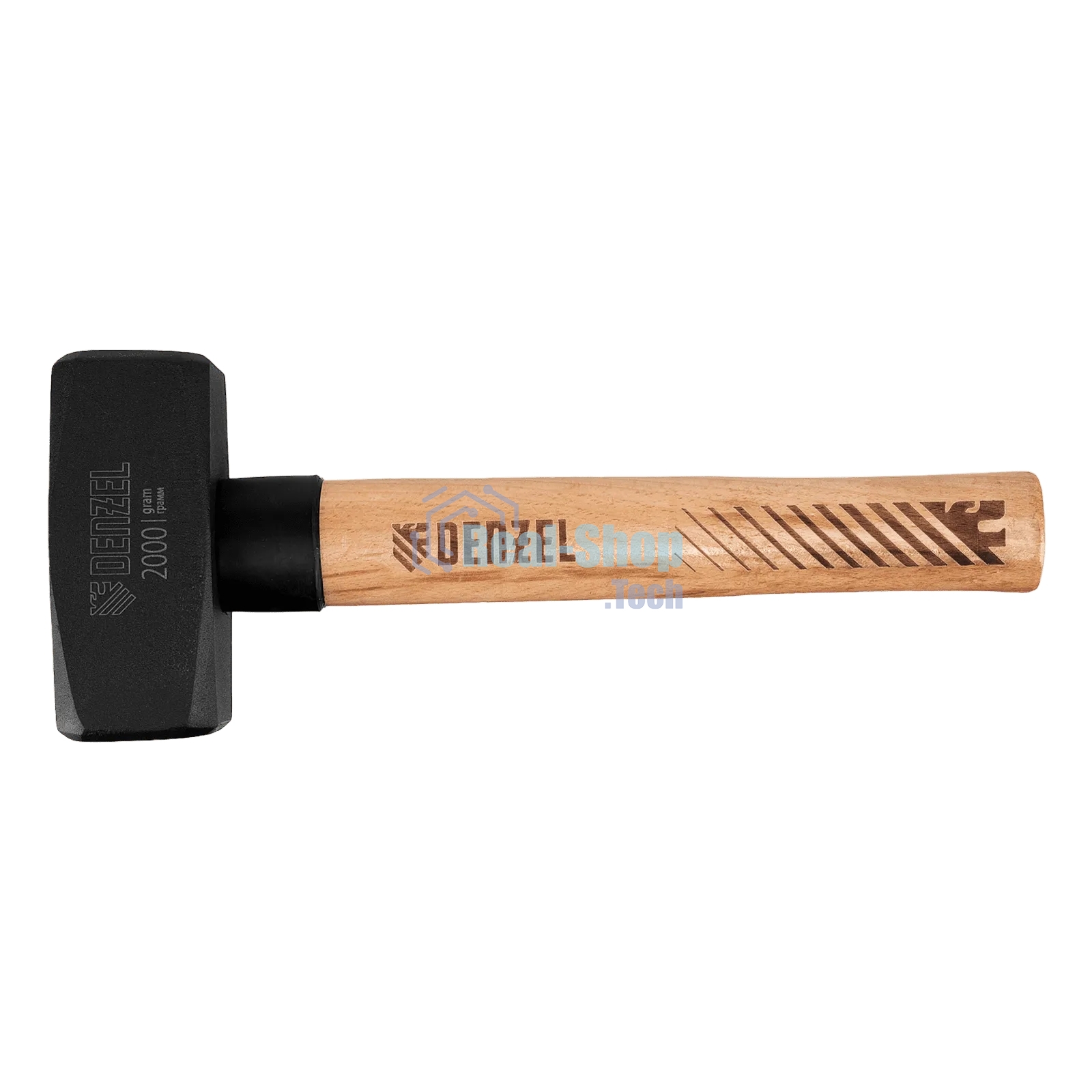 Кувалда Denzel 2000 г, кованая головка, буковая рукоятка