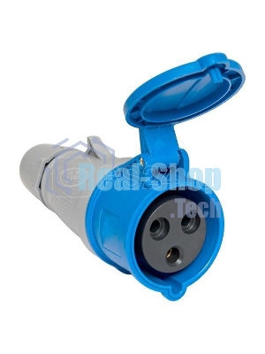 Розетка переносная 223 2P+PE 32А 220 В IP44 PROxima EKF ps-223-32-220-PRO