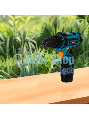 Дрель-шуруповерт Bort BAB-12x2Li-F, 12 В, 1,5 Ач, 36 Нм, щеточный