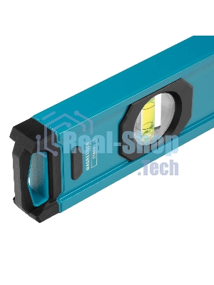 Уровень Gross 33654 алюминиевый, магнит., фрезерованный, 3 глазка, 0,5 мм/м, 1200 мм