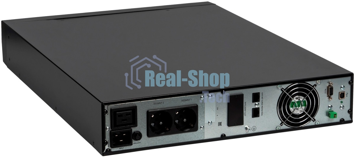 Источник бесперебойного питания Бастион SKAT-UPS 3000-RACK-ON-6X9 P3 Online, синус, 3000ВА/3000 Вт, стойка/на пол, 2xSchuko+1xC19, встр. АКБ 72В (6x9 А·ч), SNMP/USB/RS-232/EPO, доп блок до 4 шт SKAT BC 72/18S3, МПТ (8772)
