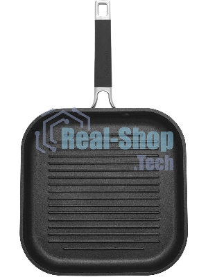 Сковорода-гриль Rondell Stolz RDA-1769, 26 см, без крышки, серый