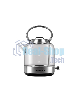 Чайник электрический Redmond KG221 1.5 л, 2200 Вт, стекло/сталь