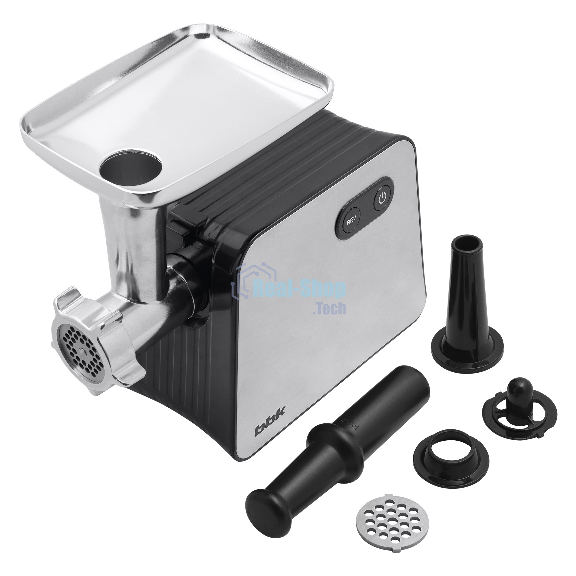 Мясорубка электрическая BBK MG3001 (металлик/черный)