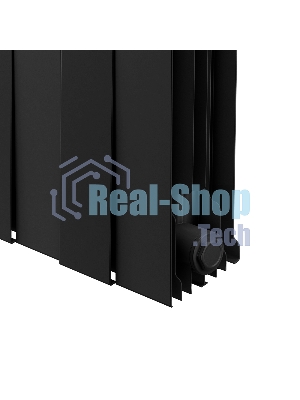 Радиатор биметаллический Royal Thermo PianoForte 200 черный- 14 секц.