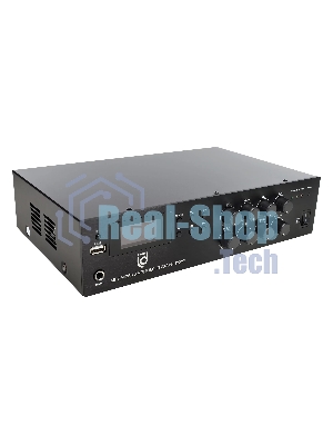 Микшер-усилитель Intrend ITMXAMP-120MT MP3, FM тюнер, USB, Bluetooth, 2хMic/3хLine входы, 1хLine выход,120 Вт, 4/8Ом/100V, IR-пульт в комплекте