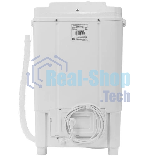 Стиральная машина Славда WS-30T/ЕТ белая, загрузка вертикальная 3кг, класс: C