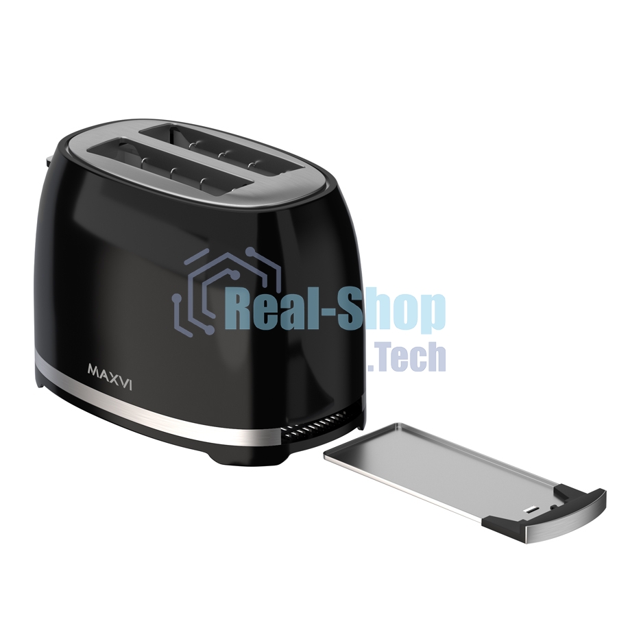 Тостер Maxvi KT821P черный