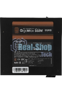 Блок питания Zalman ZM550-GVII, 550Вт, 80 PLUS Bronze, 120мм, черный