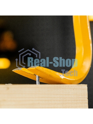 Лом-гвоздодер Denzel 450 мм, шестигранный 16 мм, окрашенный, сталь 65