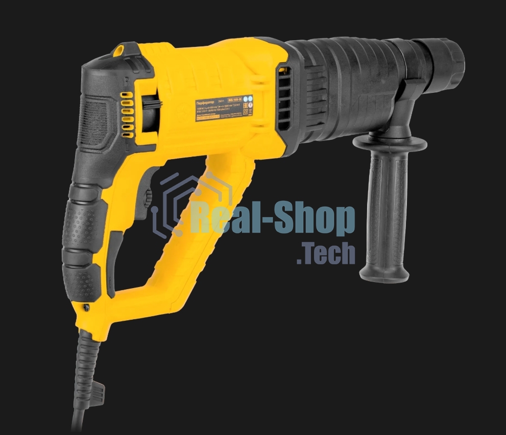 Перфоратор Denzel RHB-1050-30, SDS-plus, 1050 Вт, 3,4 Дж, от сети