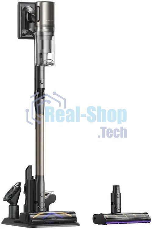 Пылесос вертикальный Dreame Z40 TangleCut Flex+ черный/медный, питание от аккумулятора, 420 Вт, уборка сухая, пылесборник 0.5 л