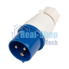 Вилка переносная PPC 013 2P+PE 16A 220V IP44 Jazzway