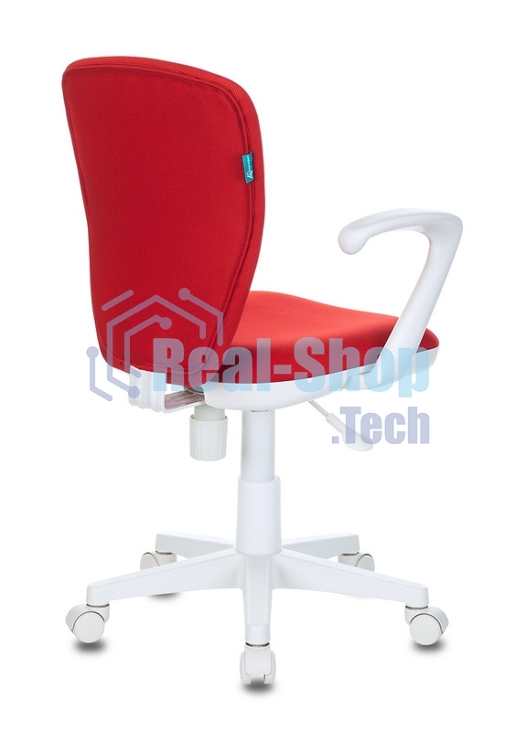 Кресло детское Бюрократ KD-W10AXSN/26-22 красный 26-22 (пластик белый)