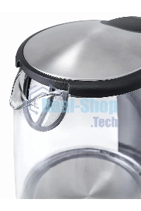 Чайник электрический Kitfort КТ-619, стекло, 1850 - 2200 Вт, 1.7 л