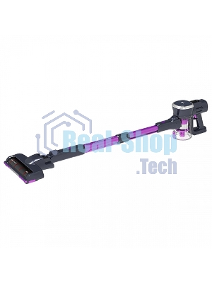 Пылесос вертикальный BQ VCA0201H фиолетовый, питание от аккумулятора, 250 Вт, уборка сухая, пылесборник 0.6 л, работа от АКБ max 40 мин