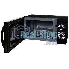Микроволновая печь Hyundai HYM-M2058 черный, 20 л, 700 Вт, переключатели - поворотный механизм