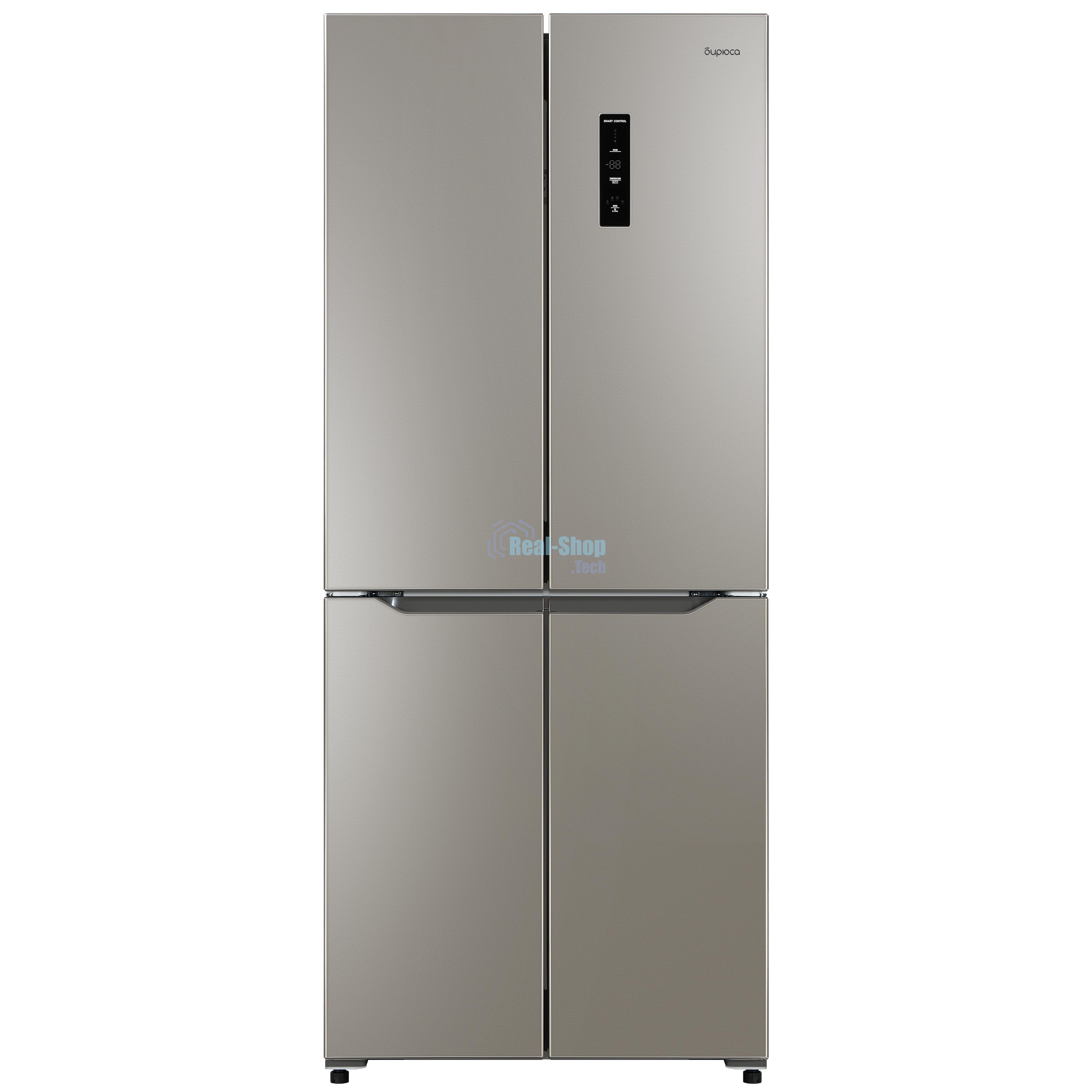 Холодильник Бирюса CD 405 I нержавеющая сталь двухкамерный 289/130л морозилка снизу Side by Side