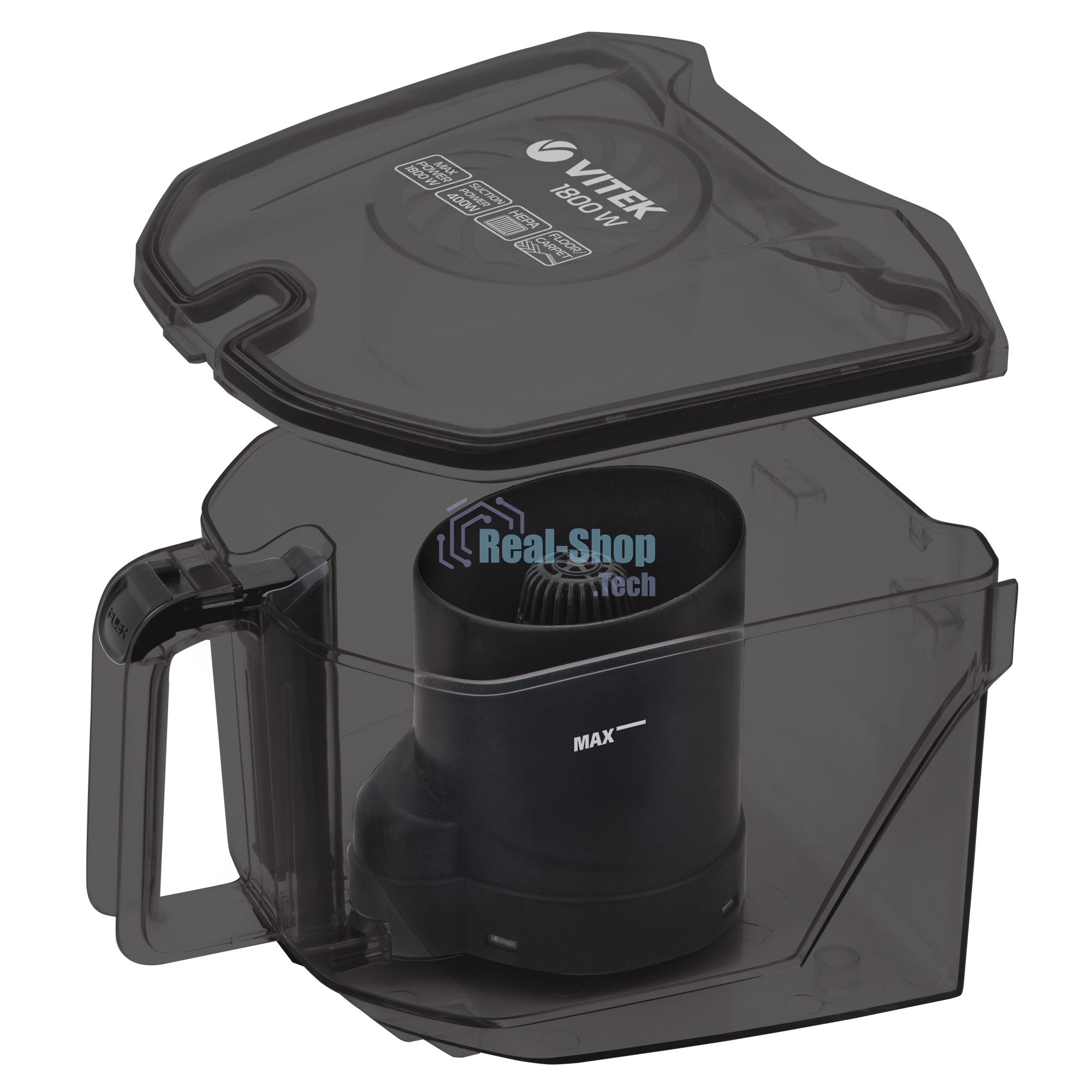 Пылесос Vitek VT-1829 синий/черный, 400/1800 Вт, уборка сухая, пылесборник циклонный фильтр 2.5 л