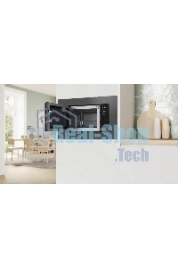 Микроволновая печь встраиваемая Bosch BEL623MD3 серый/черный, 20 л, 800 Вт, переключатели - поворотный механизм/сенсор